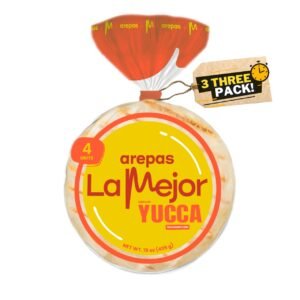 Arepas de Yuca x4 – 100% Naturales, Sin Gluten y Artesanales