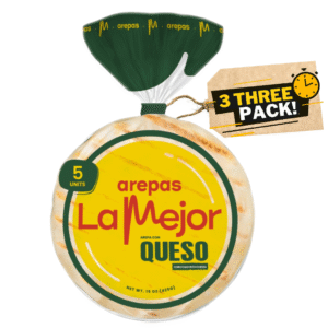 Arepas con Queso La Mejor. 3 Pack x5 Unidades - ENVÍO GRATIS